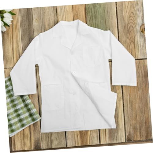 Toddmomy Laborkittel Weiß Langarm Labormantel Arzt Kostüm Für Schulprojekte Rollenspiele Wissenschaftstage Langlebig Pflegeleicht Toddmomy Laborkittel Weiß Langarm Labormantel Arzt Kostüm Für Schulprojekte Rollenspiele Wissenschaftstage Langlebig Pflegeleicht von Toddmomy