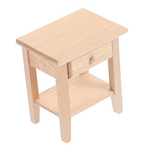 Toddmomy Miniatur Bettseiten Tisch Für Maßstab Nachttisch Für Mini Wohnräume Und Kreative Szenen Ihrem Spielzeug- Toddmomy Miniatur Bettseiten Tisch Für Maßstab Nachttisch Für Mini Wohnräume Und Kreative Szenen Ihrem Spielzeug- von Toddmomy