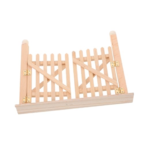 Toddmomy Maßstab Doppel Flügeltür Picket Zaun Tür für Puppenhaus Garten DIY Zubehör Außenbereich Detailgetreues Holzmodell Spielszene Toddmomy Maßstab Doppel Flügeltür Picket Zaun Tür für Puppenhaus Garten DIY Zubehör Außenbereich Detailgetreues Holzmodell Spielszene von Toddmomy