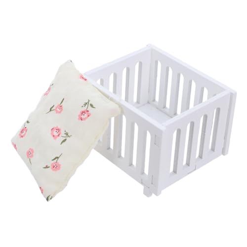 Toddmomy Maßstab mit Stoffbettwäsche Handgefertigte Puppenhausmöbel Dekoration Vielseitiges Miniatur Kinderzimmer Zubehör für DIY Szene Toddmomy Maßstab mit Stoffbettwäsche Handgefertigte Puppenhausmöbel Dekoration Vielseitiges Miniatur Kinderzimmer Zubehör für DIY Szene von Toddmomy