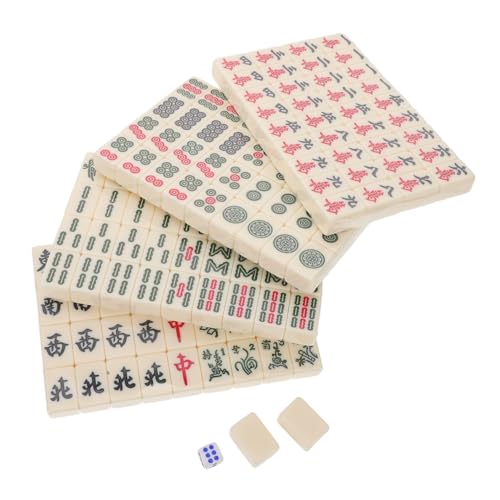 Toddmomy Mini Chinese Mahjong Set Kompaktes Tragbares Mahjong Spiel für Senioren und Reisen Gravierte Melamin-Steine Platzsparend für Wohnheim Familienfeiern und Outdoor-spaß Toddmomy Mini Chinese Mahjong Set Kompaktes Tragbares Mahjong Spiel für Senioren und Reisen Gravierte Melamin-Steine Platzsparend für Wohnheim Familienfeiern und Outdoor-spaß von Toddmomy