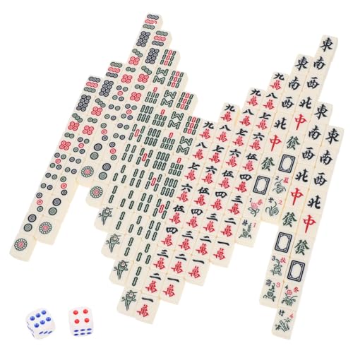 Toddmomy Mini Reise Mahjong Set Kleine Spielsteine Leichtes Tragbares Chinesisches Brettspiel für Zuhause und Unterwegs mit Aufbewahrungsbox in Zufallsfarbe Toddmomy Mini Reise Mahjong Set Kleine Spielsteine Leichtes Tragbares Chinesisches Brettspiel für Zuhause und Unterwegs mit Aufbewahrungsbox in Zufallsfarbe von Toddmomy