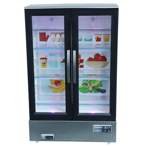 Toddmomy Miniatur-Kühlschrank für Puppenhäuser – Gefrierschrank für Puppenhausmöbel – Mini-Kühlschrankspielzeug für vorgetäuschtes Küchengerätezubehör Toddmomy Miniatur-Kühlschrank für Puppenhäuser – Gefrierschrank für Puppenhausmöbel – Mini-Kühlschrankspielzeug für vorgetäuschtes Küchengerätezubehör von Toddmomy