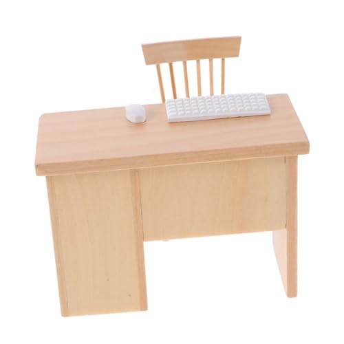 Toddmomy Miniatur Puppenhausmöbel Schreibtisch Und Stuhl Mit Tastatur Maus Modell Für Rollenspiel Und Foto Requisiten Passend Für Verschiedene Puppenhäuser Toddmomy Miniatur Puppenhausmöbel Schreibtisch Und Stuhl Mit Tastatur Maus Modell Für Rollenspiel Und Foto Requisiten Passend Für Verschiedene Puppenhäuser von Toddmomy