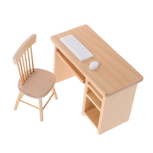 Toddmomy Miniatur Puppenhausmöbel mit Modernem Büro Tisch und Stuhl aus Langlebigem Material Inklusive Miniatur Tastatur und Maus Stabiles Design für Kreatives Rollenspiel und Puppenhaus Toddmomy Miniatur Puppenhausmöbel mit Modernem Büro Tisch und Stuhl aus Langlebigem Material Inklusive Miniatur Tastatur und Maus Stabiles Design für Kreatives Rollenspiel und Puppenhaus von Toddmomy