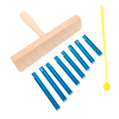 Toddmomy Musikinstrument Windspiel Töne Schlägel Langlebiges Percussion für Bandbegleitung Rhythmisches Klangstäbe Instrument in Blau Toddmomy Musikinstrument Windspiel Töne Schlägel Langlebiges Percussion für Bandbegleitung Rhythmisches Klangstäbe Instrument in Blau von Toddmomy