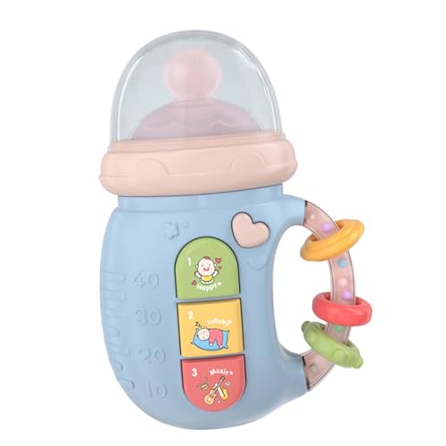 Toddmomy Neugeborenen Lernspielzeug Babyflasche mit Musik und Bunten Lichtern Leichtes Sicheres Motorisches Entwicklungs Junge Mädchen Ab Geburt Fördert Hören und Greifen Toddmomy Neugeborenen Lernspielzeug Babyflasche mit Musik und Bunten Lichtern Leichtes Sicheres Motorisches Entwicklungs Junge Mädchen Ab Geburt Fördert Hören und Greifen von Toddmomy