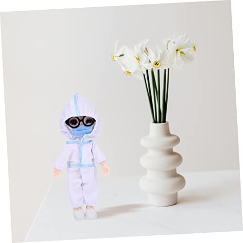 Toddmomy Pflegepuppe mit Schutzanzug Kleine Simulation Krankenschwester Puppe Robust und Langlebig für Sammeln Toddmomy Pflegepuppe mit Schutzanzug Kleine Simulation Krankenschwester Puppe Robust und Langlebig für Sammeln von Toddmomy