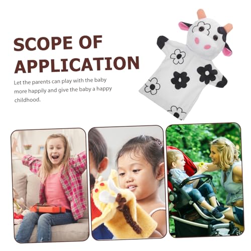 Toddmomy Plüsch Farmtier Handpuppe Kuh für Weiche Puppen für Kleinkinder Interaktives Rollenspiel Tragbare Vorschul Klassenzimmerpuppe für Geschichten und Lernspaß Toddmomy Plüsch Farmtier Handpuppe Kuh für Weiche Puppen für Kleinkinder Interaktives Rollenspiel Tragbare Vorschul Klassenzimmerpuppe für Geschichten und Lernspaß von Toddmomy