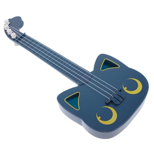 Toddmomy Praktische Ukulele Gitarre mit Katzenmotiv Kleines Pädagogisches Musikinstrument für Frühe Musikalische Blau Toddmomy Praktische Ukulele Gitarre mit Katzenmotiv Kleines Pädagogisches Musikinstrument für Frühe Musikalische Blau von Toddmomy