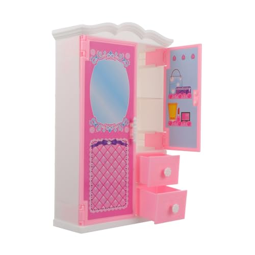 Toddmomy Puppen Kleiderschrank mit Türen und Tragbarer Puppen Kleiderständer aus Stabilem Material Praktisches Organizer Zubehör für Puppenkleidung Kompakt und Leicht zum Mitnehmen Toddmomy Puppen Kleiderschrank mit Türen und Tragbarer Puppen Kleiderständer aus Stabilem Material Praktisches Organizer Zubehör für Puppenkleidung Kompakt und Leicht zum Mitnehmen von Toddmomy