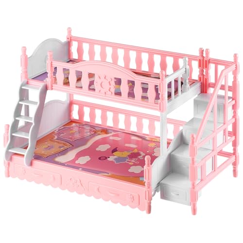 Toddmomy Miniatur Etagenbett Mit Matratze Und Kissen Maßstab Geeignet Für Spielzeug Und Puppenhausdekoration Leicht Und Ergänzung Für Kinderzimmer Toddmomy Miniatur Etagenbett Mit Matratze Und Kissen Maßstab Geeignet Für Spielzeug Und Puppenhausdekoration Leicht Und Ergänzung Für Kinderzimmer von Toddmomy
