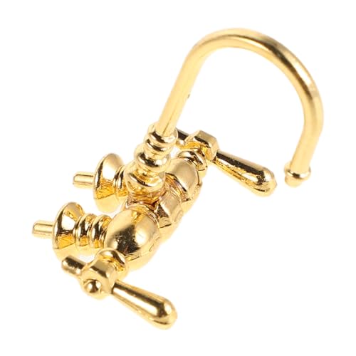 Toddmomy Spielzeug-Wasserhahn Für Puppenhaus Kleiner Mischbatteriehahn Aus Metall Miniatur-badewannenmischbatterie Puppenhaus-küchenzubehör Bastelzubehör Für Miniatur-dekor Toddmomy Spielzeug-Wasserhahn Für Puppenhaus Kleiner Mischbatteriehahn Aus Metall Miniatur-badewannenmischbatterie Puppenhaus-küchenzubehör Bastelzubehör Für Miniatur-dekor von Toddmomy