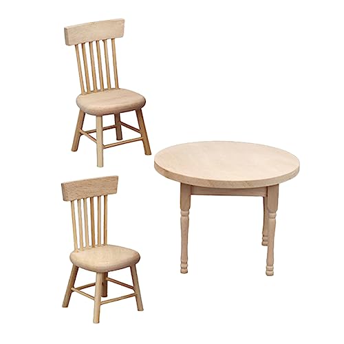Toddmomy Puppenhaus Miniatur Möbel Set Küche Teilig mit Rundem Tisch und Stühlen Detaillierte Möbel für Puppen Sicher und Realistisch Gestaltet Toddmomy Puppenhaus Miniatur Möbel Set Küche Teilig mit Rundem Tisch und Stühlen Detaillierte Möbel für Puppen Sicher und Realistisch Gestaltet von Toddmomy