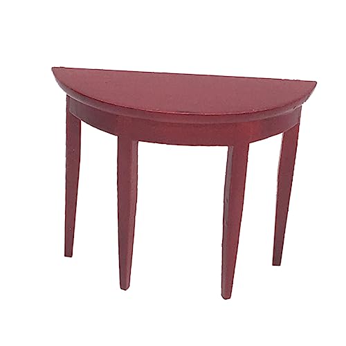 Toddmomy Puppenhaus-Minimöbel Tisch klein Dollhouse Miniatures Tabelle hölzern rot Toddmomy Puppenhaus-Minimöbel Tisch klein Dollhouse Miniatures Tabelle hölzern rot von Toddmomy