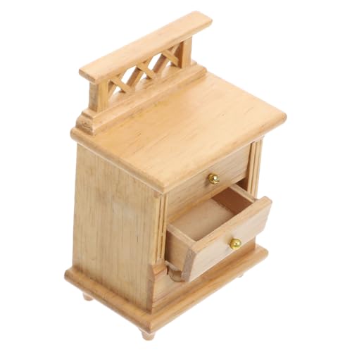 Toddmomy Puppenhaus Möbel Handgefertigt Doppelstöckig Naturholz Mini Schrank Dekoration für Puppenhaus und Bastelbedarf Toddmomy Puppenhaus Möbel Handgefertigt Doppelstöckig Naturholz Mini Schrank Dekoration für Puppenhaus und Bastelbedarf von Toddmomy