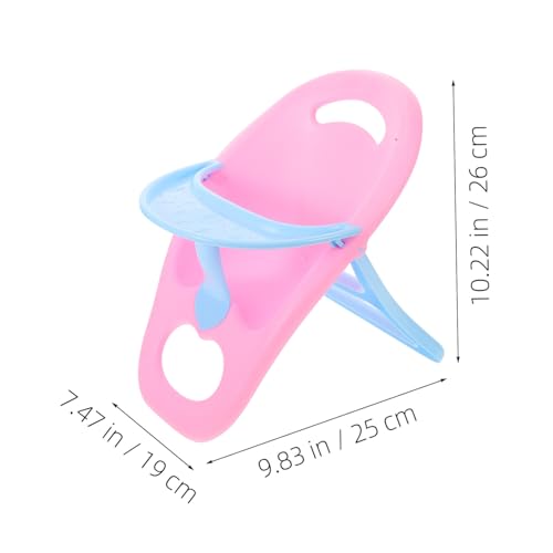 Toddmomy Puppenhochstuhl aus Robustem Kunststoff Multifunktionaler Hochstuhl für Puppenhaus Leicht Montierbar und Tragbar Kindersicherer Babypuppen Stuhl für Fantasievolles Toddmomy Puppenhochstuhl aus Robustem Kunststoff Multifunktionaler Hochstuhl für Puppenhaus Leicht Montierbar und Tragbar Kindersicherer Babypuppen Stuhl für Fantasievolles von Toddmomy