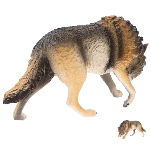 Toddmomy Realistisches Kleines Nordamerikanisches Braunwolf Modell aus Abs Stabile Stehende Wolf Figur für Pädagogische Tierfigur Dekoratives Tisch und Wohnaccessoire Toddmomy Realistisches Kleines Nordamerikanisches Braunwolf Modell aus Abs Stabile Stehende Wolf Figur für Pädagogische Tierfigur Dekoratives Tisch und Wohnaccessoire von Toddmomy