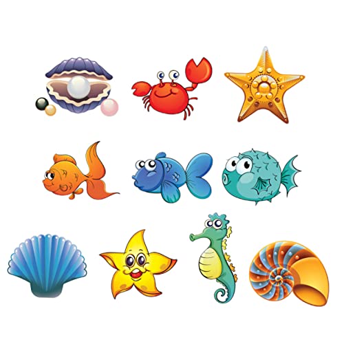 Toddmomy Rutsch Badewannensticker Meerestiere Badezimmerdekor Selbstklebend rutschfest PVC Cartoon Aufkleber für Dusche und Badewanne Toddmomy Rutsch Badewannensticker Meerestiere Badezimmerdekor Selbstklebend rutschfest PVC Cartoon Aufkleber für Dusche und Badewanne von Toddmomy