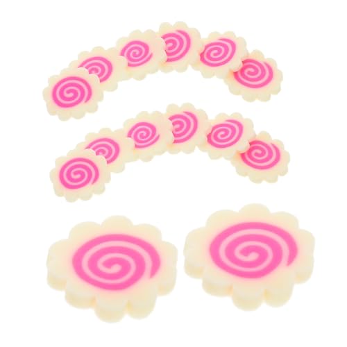 Toddmomy Soft Clay Faux Japanese Food Sprinkles Narutomaki Mini Slices für DIY Nagelkunst Puppenhaus Miniatur Ramen Toppings Kreative Basteldekoration Toddmomy Soft Clay Faux Japanese Food Sprinkles Narutomaki Mini Slices für DIY Nagelkunst Puppenhaus Miniatur Ramen Toppings Kreative Basteldekoration von Toddmomy