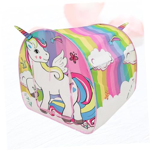 Toddmomy Spielzelt Einhorn Faltbar Langlebig mit Glatter Oberfläche Leicht zu Reinigen für Drinnen und Draußen Geeignet Ab Jahre Spielhaus Tragbar Fördert Kreativität und Fantasie Toddmomy Spielzelt Einhorn Faltbar Langlebig mit Glatter Oberfläche Leicht zu Reinigen für Drinnen und Draußen Geeignet Ab Jahre Spielhaus Tragbar Fördert Kreativität und Fantasie von Toddmomy