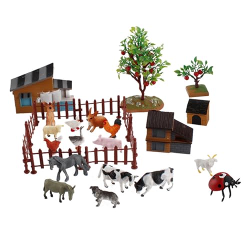 Toddmomy Teiliges Mini Bauernhof Modellspielzeug Detailreiche Mini Farm Tierfiguren Kreative Miniatur Bauernhofdekoration für Pädagogisch Langlebiges Material Toddmomy Teiliges Mini Bauernhof Modellspielzeug Detailreiche Mini Farm Tierfiguren Kreative Miniatur Bauernhofdekoration für Pädagogisch Langlebiges Material von Toddmomy