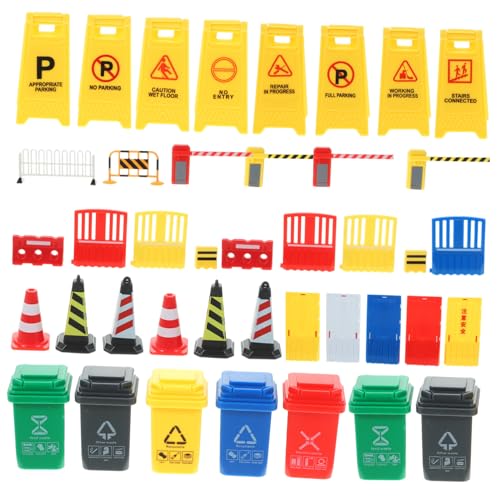 Toddmomy Teiliges Verkehrszeichen aus Stabilem Kunststoff Realistische Miniatur Straßensperren und Verkehrsbarrikaden Pädagogisches Lernspielzeug für Fantasie und Eltern Junge Mädchen Toddmomy Teiliges Verkehrszeichen aus Stabilem Kunststoff Realistische Miniatur Straßensperren und Verkehrsbarrikaden Pädagogisches Lernspielzeug für Fantasie und Eltern Junge Mädchen von Toddmomy