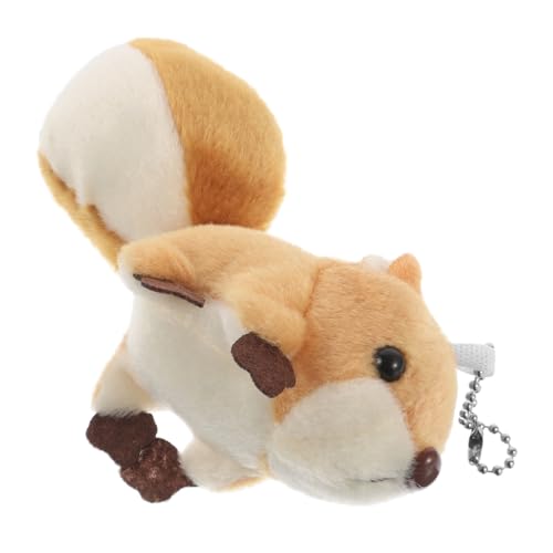 Toddmomy Plüsch Eichhörnchen Anhänger Kawaii Tier Schlüsselanhänger Süßer Schlüsselring Dekor Für Rucksack Und Kleidung Toddmomy Plüsch Eichhörnchen Anhänger Kawaii Tier Schlüsselanhänger Süßer Schlüsselring Dekor Für Rucksack Und Kleidung von Toddmomy