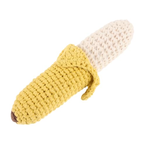 Toddmomy Weiches Greifspielzeug Banane Leichter Häkel Rassel Toy Sicherer Beißring für Neugeborene Tragbares Handspielzeug zur Zahnungsberuhigung Spielerisches Sensorikspielzeug für Junge Toddmomy Weiches Greifspielzeug Banane Leichter Häkel Rassel Toy Sicherer Beißring für Neugeborene Tragbares Handspielzeug zur Zahnungsberuhigung Spielerisches Sensorikspielzeug für Junge von Toddmomy