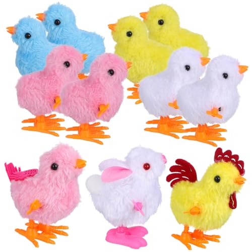 Toddmomy Wind Up Küken Farbig Teilig Plüsch Hühner Hase Aufziehspielzeug Motorik Ostergeschenk Toddmomy Wind Up Küken Farbig Teilig Plüsch Hühner Hase Aufziehspielzeug Motorik Ostergeschenk von Toddmomy