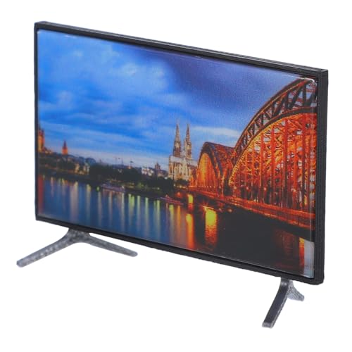 Tv für Puppenhaus Realistische LCD Anzeige Robustes Material Kreatives Design Kompatibel mit Puppenhauszubehör Perfektes Dekorationsspielzeug Tv für Puppenhaus Realistische LCD Anzeige Robustes Material Kreatives Design Kompatibel mit Puppenhauszubehör Perfektes Dekorationsspielzeug von Toddmomy