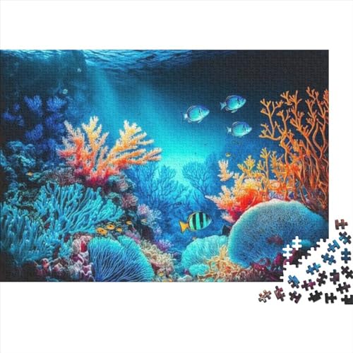 Aquarium Puzzle 1000 Teile Coral Puzzles Für Erwachsene Lernspiel Herausforderung Spielzeug Puzzles 1000pcs (75x50cm) von ToeTs