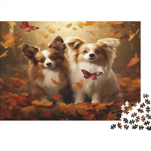 Autumn Babylosaurus Puzzles 1000 Teile Erwachsener Kniffel Spaß Für Die Ganze Familie - Cute Pet Dog Puzzle Abwechslungsreiche Motive Für Jeden Geschmack 1000pcs (75x50cm) von ToeTs