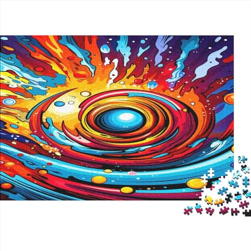 Colorful Solar System Puzzles 500 Teile Paintings Puzzle ，Farbenfrohes Puzzle Für Erwachsene，Lernspiel Herausforderung，für Erwachsene Für Die Ganze Familie， DIY Kit，Impossible Puzzle 500pcs (52x38cm) von ToeTs