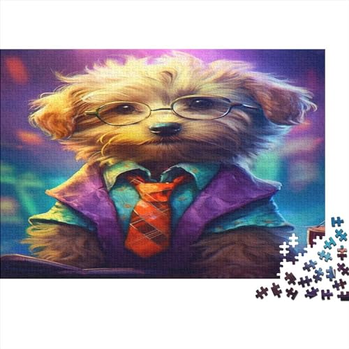 Doctor Dog Puzzle 1000 Teile Fun Animals Puzzle，Erwachsene Lernspiel Puzzle Für Die Ganze Familie Erwachsene Lernspiel DIY Kit Puzzle Farbenfrohes,Puzzle-Geschenk 1000pcs (75x50cm) von ToeTs