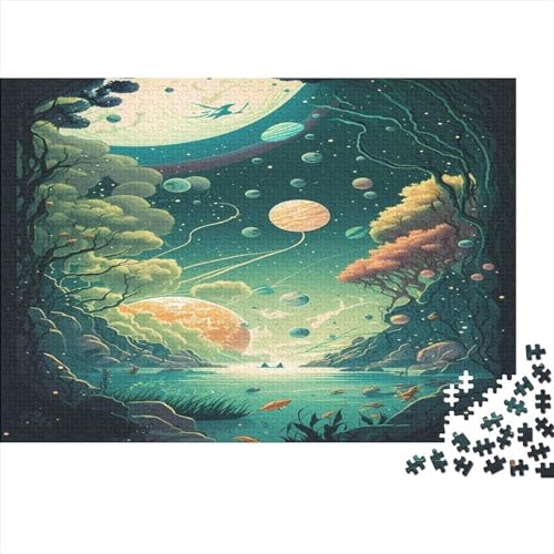 Dream Nebula Puzzles 500 Teile Erwachsener Jungle Planet Puzzle Kniffel Spaß Für Die Ganze Familie - Abwechslungsreiche Motive Für Jeden Geschmack 500pcs (52x38cm) von ToeTs