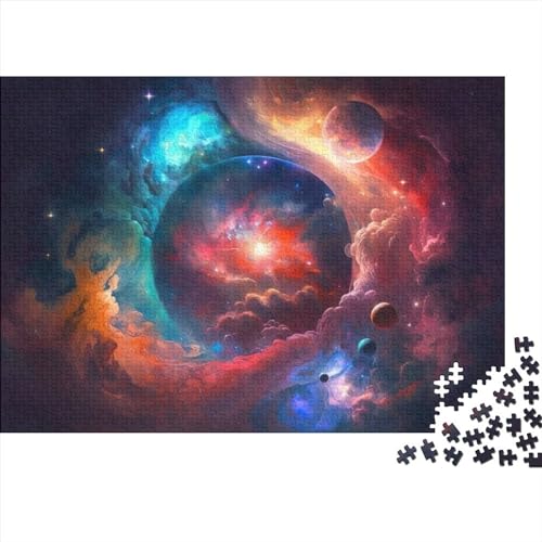 Dream Nebula Puzzles 500 Teile | Puzzle Für Erwachsene | Painted Planet Puzzle | Bunt Kunst Abstrakt Puzzle 500pcs (52x38cm) von ToeTs