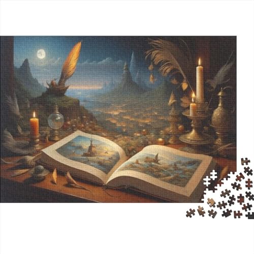 Fairy Tale World Puzzlespiele Für Erwachsene, Interest 1000 Puzzleteile, Handgefertigte DIY-Anpassung 1000pcs (75x50cm) von ToeTs