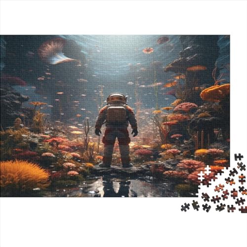 Mysterious Space Exploration Puzzles 500 Teile, Full of Unknowns Puzzle Generation Als Herausforderndes Puzzle Für Erwachsene Für Die Ganze Familie DIY Kit Puzzle Farbenfrohes,Puzzle-Geschenk 500pcs von ToeTs