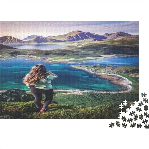 Natural Landscape Puzzles 300 Teile, Ocean Puzzle Geschicklichkeitsspiel Für Die Ganze Familie, Buntes Legespiel, Erwachsenenpuzzle Ab 14 Jahren 300pcs (40x28cm) von ToeTs