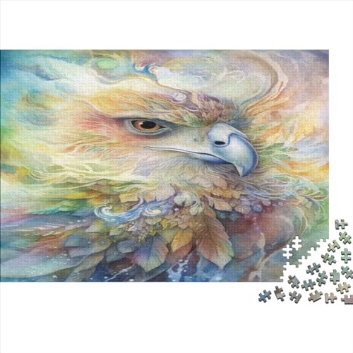 Rainbow Eagle Puzzles 1000 Teile Puzzle Puzzles Für Erwachsene Lernspiel Herausforderung Spielzeug 1000pcs (75x50cm) von ToeTs