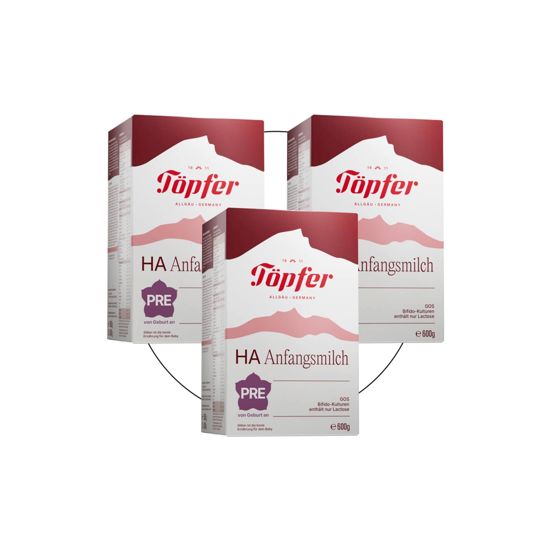 Töpfer Bundle 3er Pack HA PRE 600 g Töpfer Bundle 3er Pack HA PRE 600 g von Töpfer