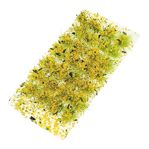 Tofficu 1 Schachtel sandtisch DIY Material Eukalyptus Heimdekoration Terrasse künstliche Sukkulenten Blumen- kunstpflanze kunstplflanze Mini-Zimmerpflanze Miniatur- Plastik Yellow von Tofficu