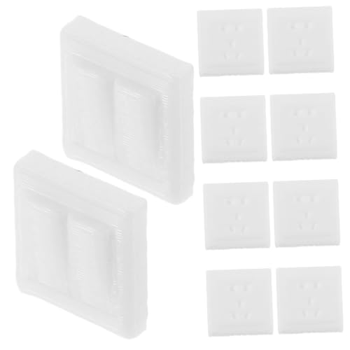 Tofficu 10 Sätze Teiliges Miniatur-Modell mit Realistischen Dollhouse Steckdosen und Schaltern DIY Miniaturhaus Modellbausatz für Platzsparendes Detailreiches Zubehör für Puppenhäuser Tofficu 10 Sätze Teiliges Miniatur-Modell mit Realistischen Dollhouse Steckdosen und Schaltern DIY Miniaturhaus Modellbausatz für Platzsparendes Detailreiches Zubehör für Puppenhäuser von Tofficu