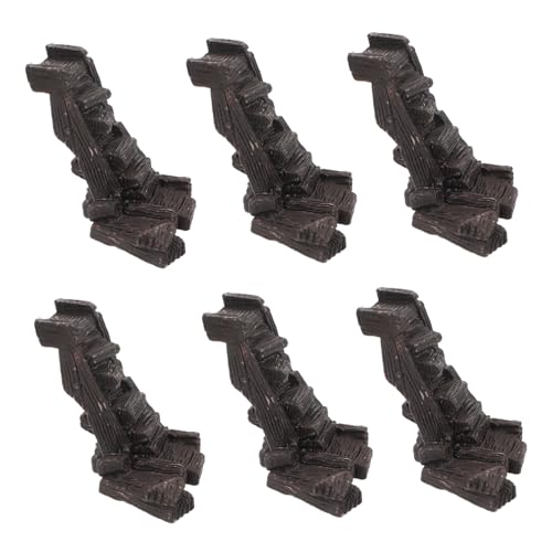 Tofficu 10 Stück Teiliges Miniatur Treppenset aus Resin Detailreiche Puppenhaus Möbel Realistische Miniaturtreppen für DIY Bastelprojekte und Puppenhausdekoration Geeignet für Mikro Tofficu 10 Stück Teiliges Miniatur Treppenset aus Resin Detailreiche Puppenhaus Möbel Realistische Miniaturtreppen für DIY Bastelprojekte und Puppenhausdekoration Geeignet für Mikro von Tofficu