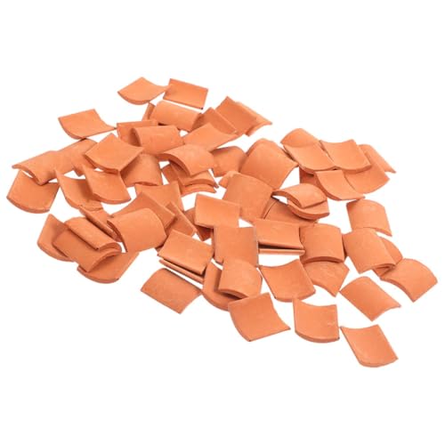 Tofficu 100 Stück Maßstab Realistische Rote Mikro dachsteine für Puppenhaus DIY Langlebige Miniaturziegel für Modellbau und Sandtischlandschaft Einfach zu Montieren Tofficu 100 Stück Maßstab Realistische Rote Mikro dachsteine für Puppenhaus DIY Langlebige Miniaturziegel für Modellbau und Sandtischlandschaft Einfach zu Montieren von Tofficu