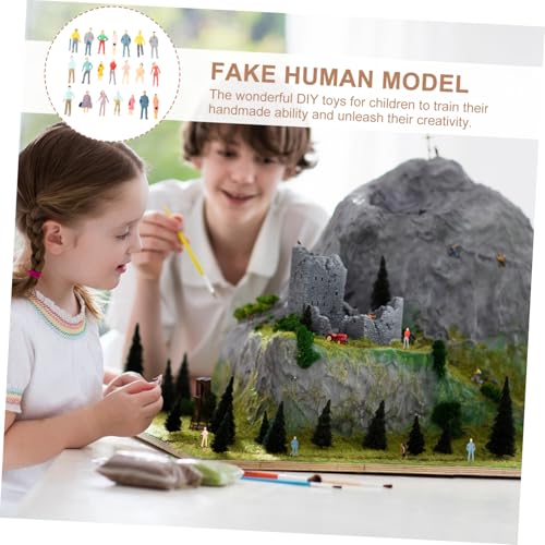 Tofficu 100 Stück Miniatur Menschen Figuren Modell Maßstab Bunte Architektur Sandtisch Dekoration Lebendige Mikro Landschaftsfiguren für DIY Puppenhaus und Modellbau Tofficu 100 Stück Miniatur Menschen Figuren Modell Maßstab Bunte Architektur Sandtisch Dekoration Lebendige Mikro Landschaftsfiguren für DIY Puppenhaus und Modellbau von Tofficu