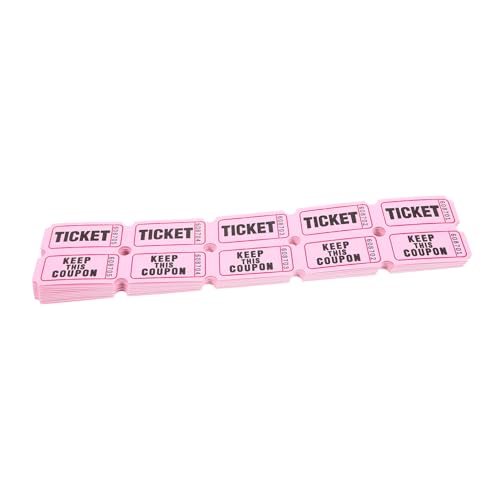Tofficu 100 Stück Verlosungskarten Eintrittskarten Eintrittskarten Für Veranstaltungen Eintrittskarten Für Partys Eintrittskarten Für Klassenzimmer Partys Versorgungskarten Für von Tofficu