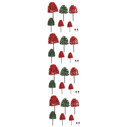 Tofficu 152 STK Modell-Sandtisch Artificial Tree Home Decor Zug Modell stylingbã¼rsten Modelllandschaftsbäume Mini-Bäume zum Basteln grüne Landschaft Landschaftsmodell Miniaturbaum Plastik von Tofficu