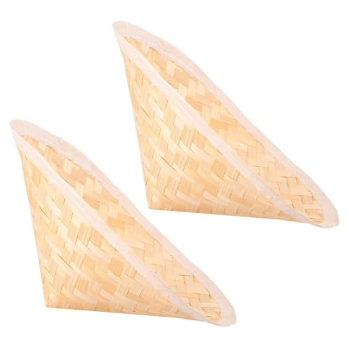 Tofficu 2 Stück Teiliges Handgefertigte Bambus Strohhüte Mittelgroß Gewebt Robust und Dekorativ für Kindergarten und Schulkunstprojekte Natürliche Wanddekoration DIY Foto Requisiten für Tofficu 2 Stück Teiliges Handgefertigte Bambus Strohhüte Mittelgroß Gewebt Robust und Dekorativ für Kindergarten und Schulkunstprojekte Natürliche Wanddekoration DIY Foto Requisiten für von Tofficu